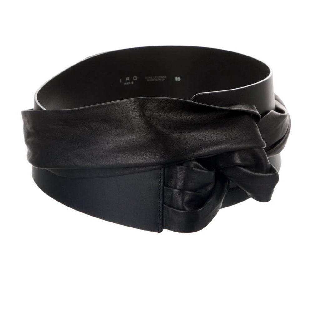 Iro Wide Leather Waist Belt